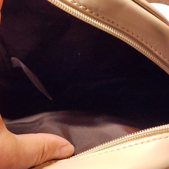 Kids Mini Backpack Purse Beige Polka‎ Dot Bow Accent Ears Girls Toddler - Picture 9 of 9